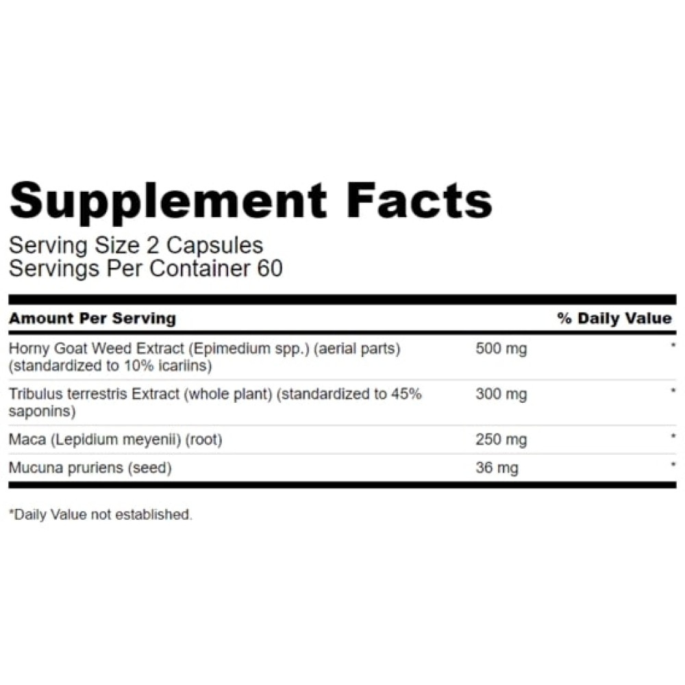 Тонізуючий засіб Swanson Horny Goat Weed Complex 120 Caps SWA-08029