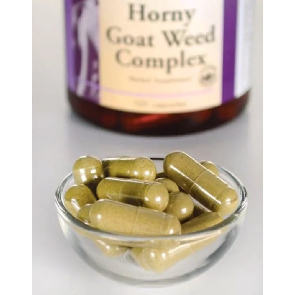 Тонізуючий засіб Swanson Horny Goat Weed Complex 120 Caps SWA-08029