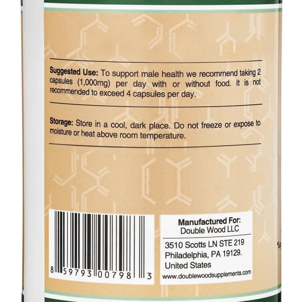 Трибулус Double Wood Tribulus Terrestris 1000 mg (95% Saponins) 210 Caps