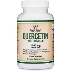 Кверцетін Double Wood Quercetin with Bromelain 1200 mg 120 Caps