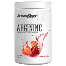 Аргінін для спорту IronFlex Arginine 500 g /200 servings/ Strawberry