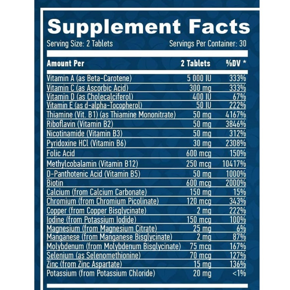 Вітамінно-мінеральний комплекс для жінок Haya Labs Food Based Women's Multi 60 Tabs