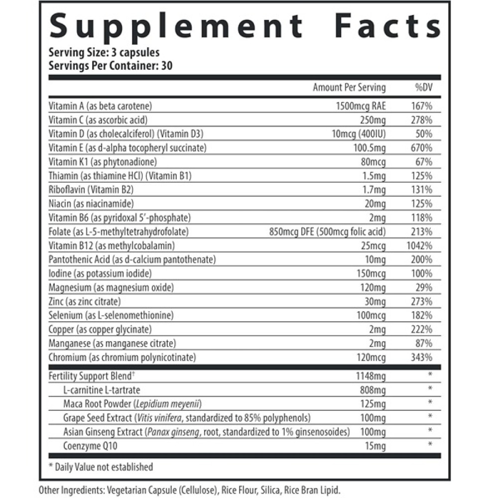 Вітамінно-мінеральний комплекс для чоловіків Fairhaven Health FertilAid for Men 90 Caps