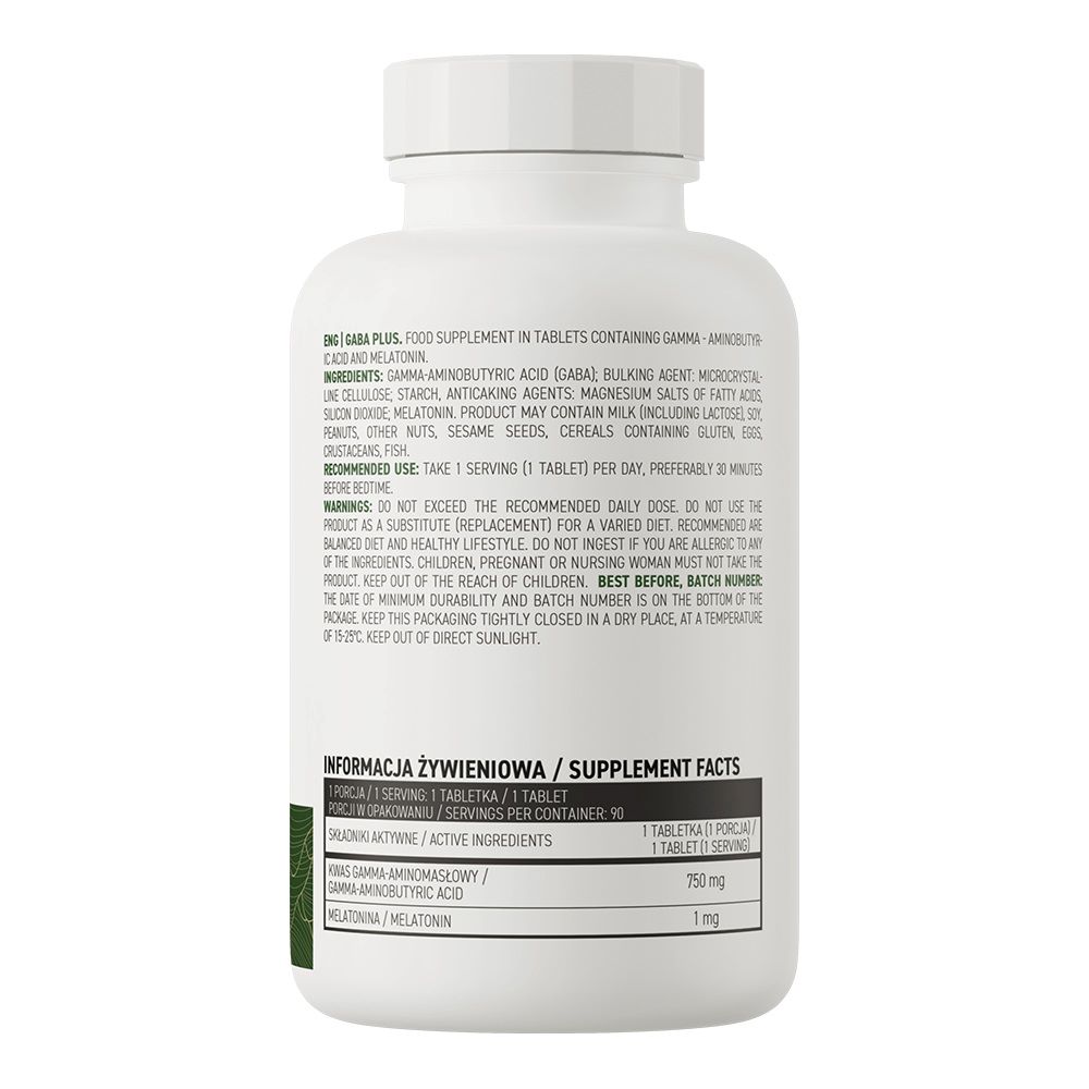 Амінокомплекс для спорту OstroVit GABA Plus 90 Tabs