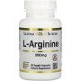 Аргінін California Gold Nutrition L-Arginine, AjiPure 500 mg 60 Veg Caps
