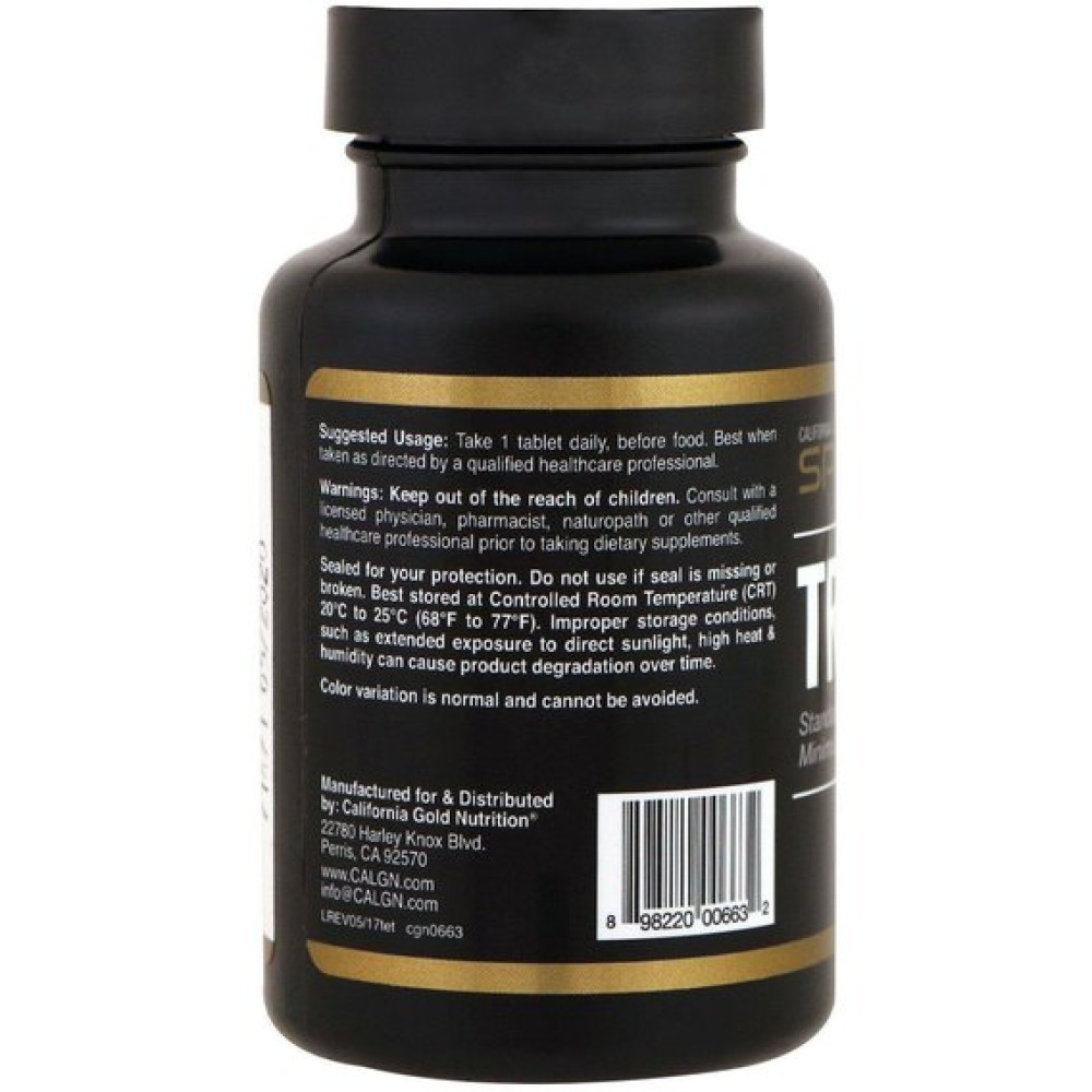 Тестостероновий комплекс California Gold Nutrition Tribulus, Standardized Extract 1000 mg 60 Tabs