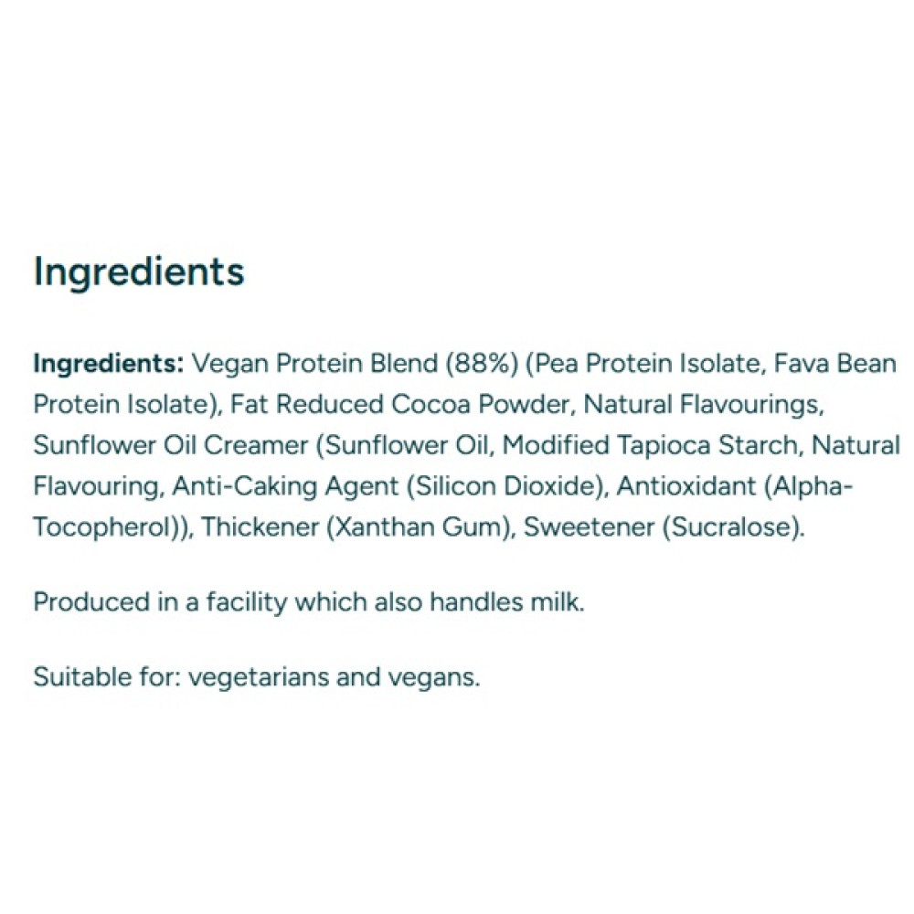 Протеїн MyProtein Impact Vegan Protein 2500 g /83 servings/ Chocolate Smooth