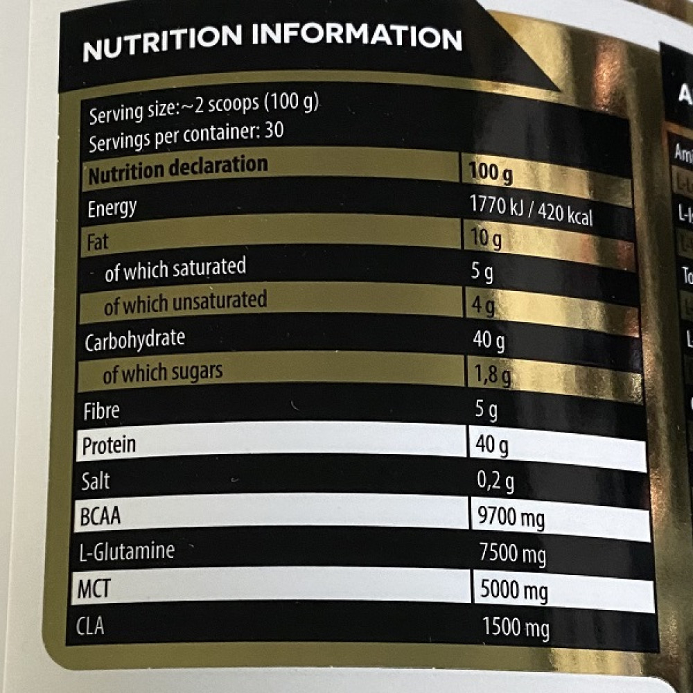 Гейнер Kevin Levrone Gold Oat Meal 2500 g /25 servings/ Snickers