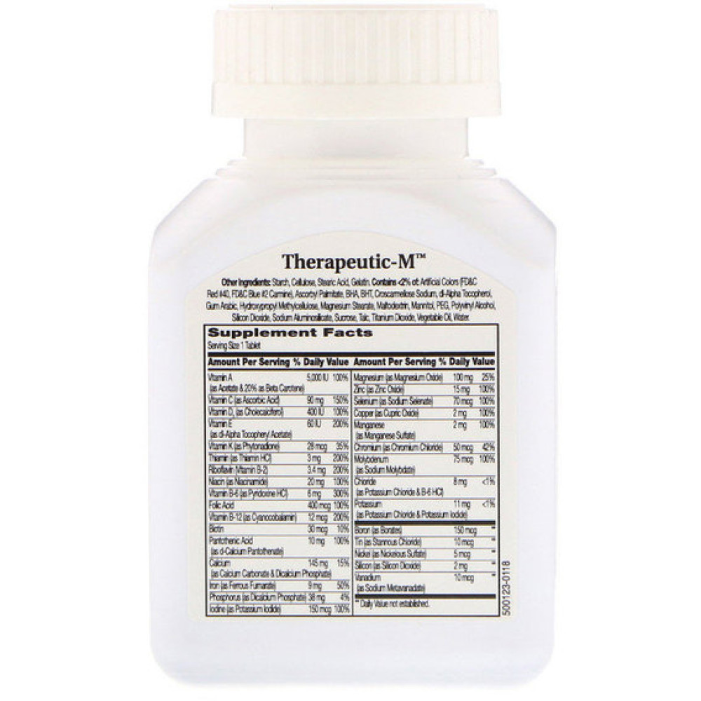 Вітамінно-мінеральний комплекс 21st Century Health Care Therapeutic-M 130 Tabs CEN-22368