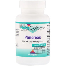Панкреатін Nutricology Pancreas Natural Glandular (Pork) 60 Caps ARG-51640
