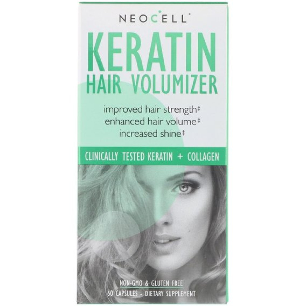Комплекс для шкіри, волосся, нігтів Neocell Keratin Hair Volumizer 60 Caps