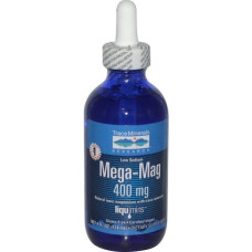 Мультимінеральний комплекс Trace Minerals Mega-Mag, Natural Ionic Magnesium with Trace Minerals, 400 mg, 4 fl oz 118 ml TMR-00025