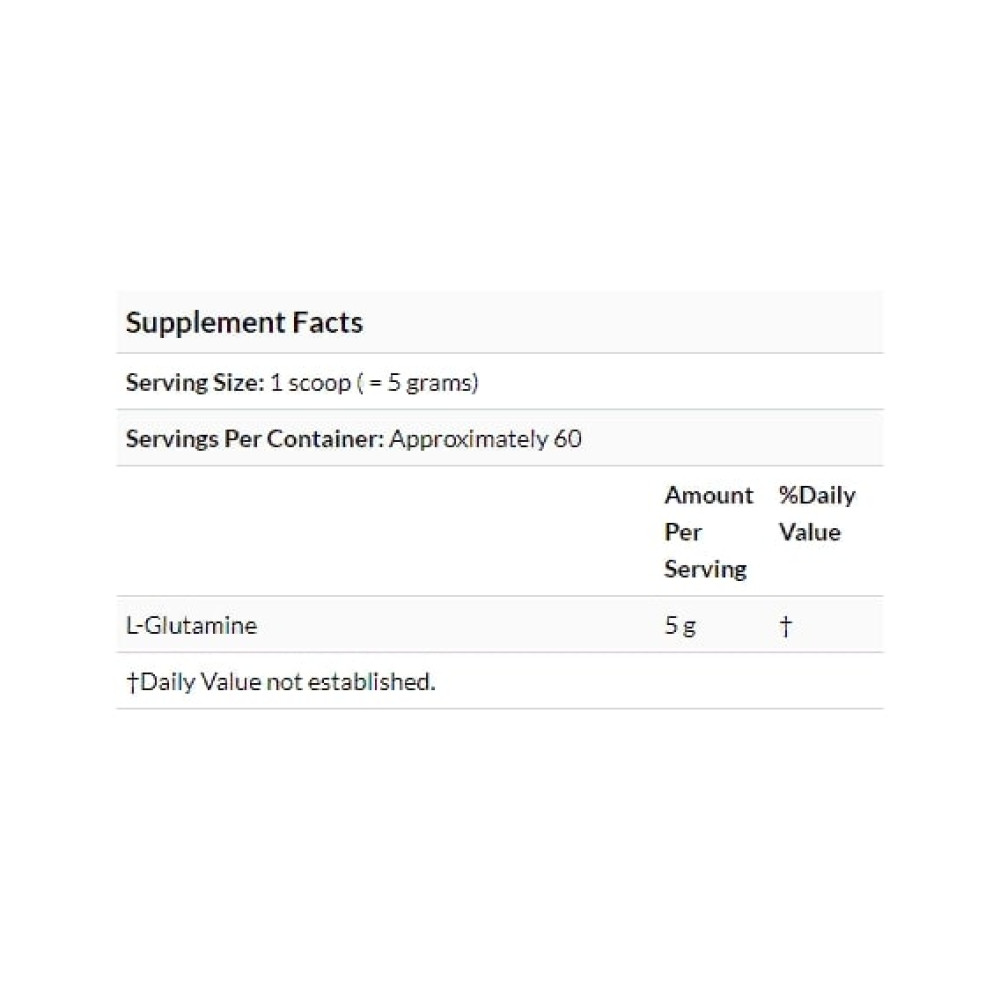 Глютамін Doctor's Best Pure L-Glutamine Powder, 10.6 oz 300 g /60 servings/ DRB-00491
