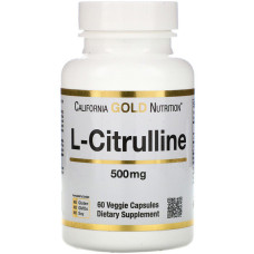 Цитрулін California Gold Nutrition L-Citrulline 500 mg 60 Veg Caps