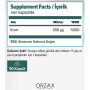 Мікроелемент Хром Orzax Ocean Chromium Picolinate 200 mcg 90 Veg Caps