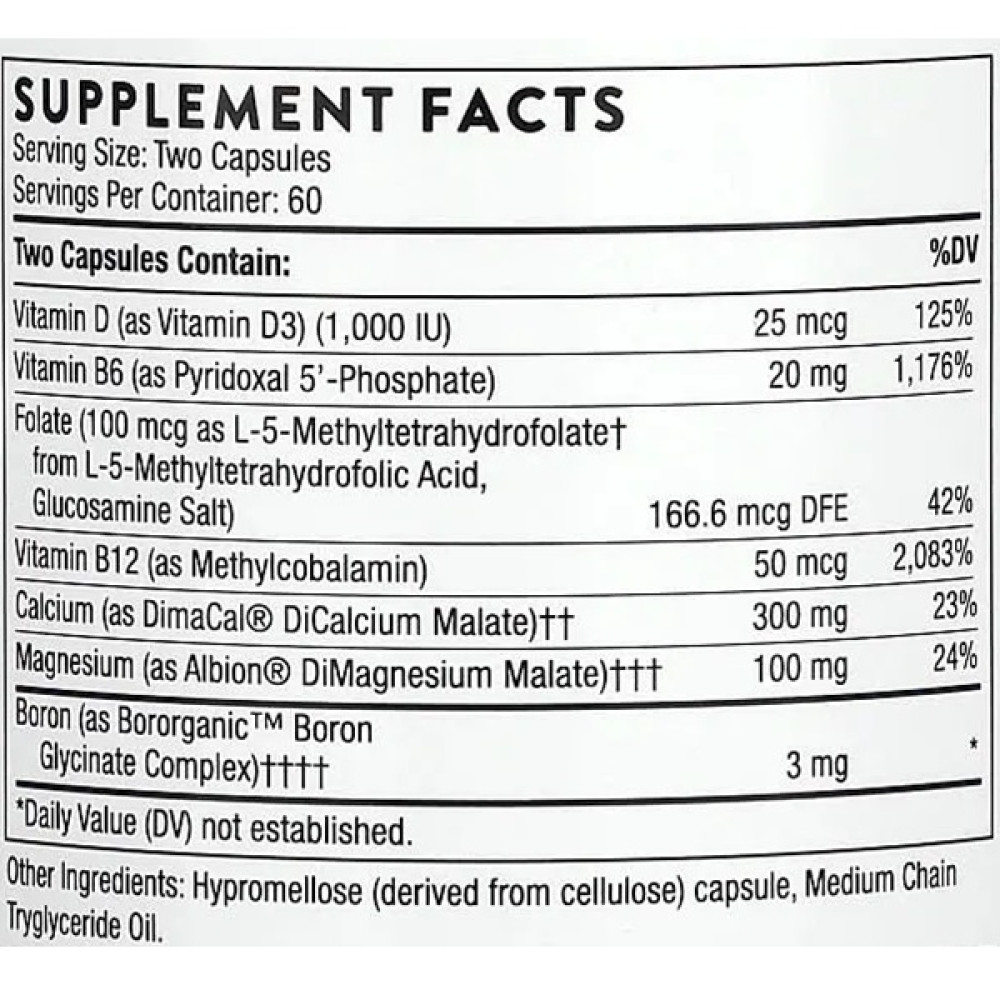 Комплекс для суглобів Thorne Research Advanced Bone Support 120 Caps