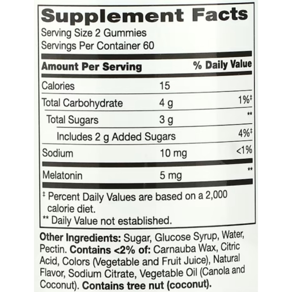 Мелатонін для сну 21st Century VitaJoy Melatonin Gummies 5 mg 120 Gummies Strawberry