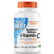Вітамін C Doctor's Best Sustained Release Vitamin C 60 Tabs