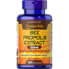 Натуральна добавка для імунітету Puritan's Pride Bee Propolis Extract 125 mg 100 Caps