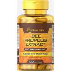 Натуральна добавка для імунітету Puritan's Pride Bee Propolis 500 mg 100 Caps