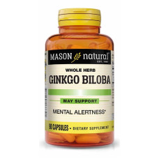 Гінкго Білоба Mason Natural Whole Herb Ginkgo Biloba 90 Caps