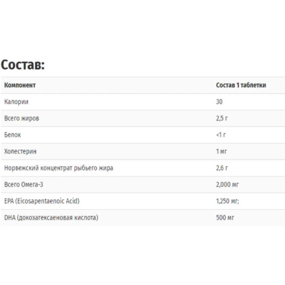 Омега 3 Carlson Labs Maximum Omega 2000 mg 30 Softgels Natural Lemon Flavor CAR-60020