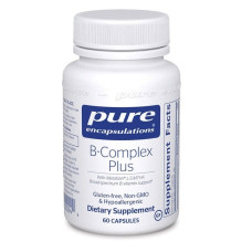 В комплекс Pure Encapsulations B-Complex Plus 60 Caps