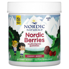 Вітамінно-мінеральний комплекс Nordic Naturals Nordic Berries 120 Gummies Cherry Berry