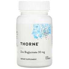 Мікроелемент Цинк Thorne Research Zinc Bisglycinate 30 mg 60 Caps