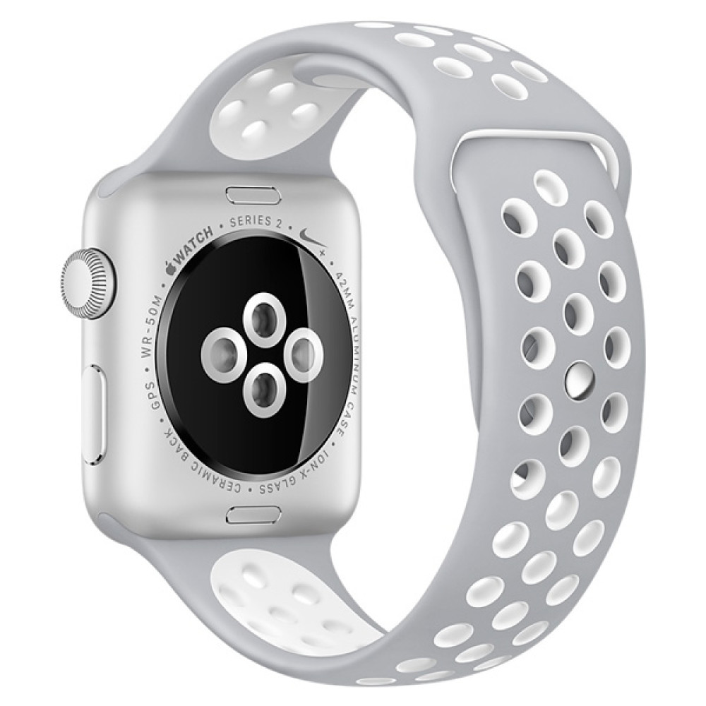 Смарт-часы Apple Watch Nike+ 42mm Silver Al/White (MNNT2RU/A)